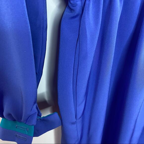 Vintage Heury Lee Petite Button Front Dress Size 14P - Picture 7 of 11